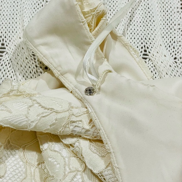 NWT Eliza J Black & White Lace Fit and Flare Midi Dress - Picture 14 of 15